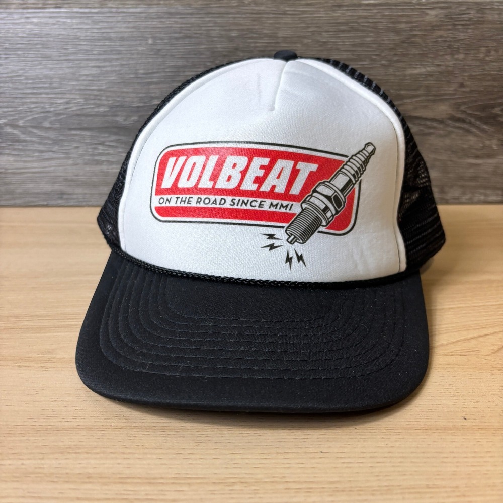 Volbeat Hat Cap Snap Back Black‎ Trucker Music Tour Band Adjustable